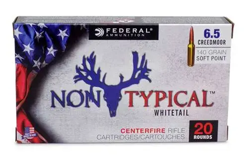 Federal 65CDT1 Non-Typical 6.5 Creedmoor 140 gr Non-Typical Soft Point (SP) 20 Round Box