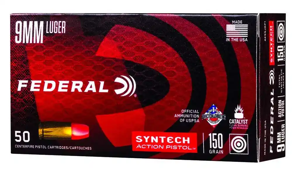 Federal 9MM LUGER 150GR TSJ ACTI