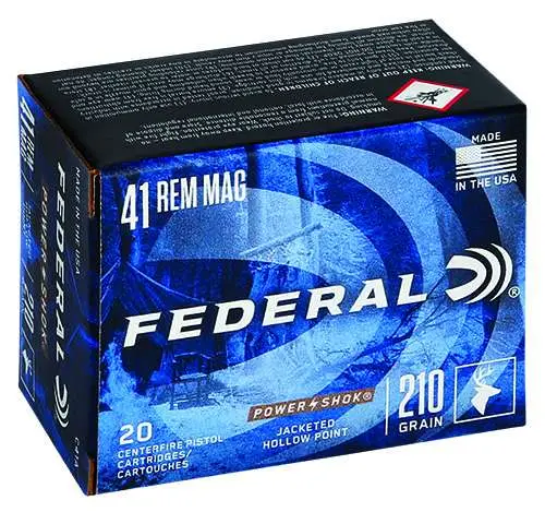 Federal C44B Power-Shok 44 Rem Mag 180 gr Jacketed Hollow Point (JHP) 20 Round Box