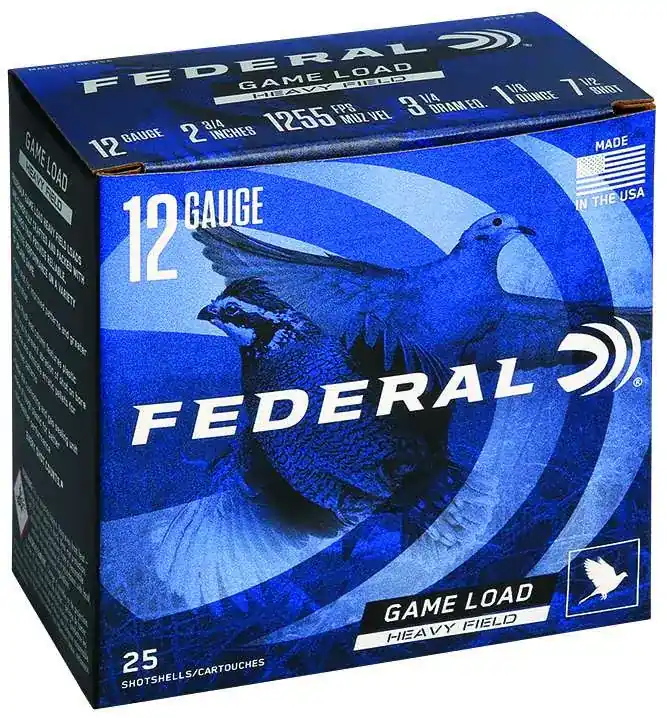 Federal Game-Shok Heavy Field Load Ammunition 12 Gauge 2-3/4