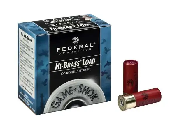 Federal H12675 Game-Shok Upland Hi-Brass 12 Gauge 2.75 1 1/4 oz 7.5 Shot 25 Round Box