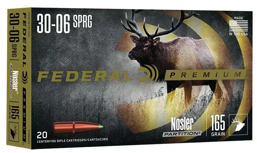 Federal P300WD2 Premium 300 Win Mag 180 gr Nosler Partition (NP) 20 Round Box