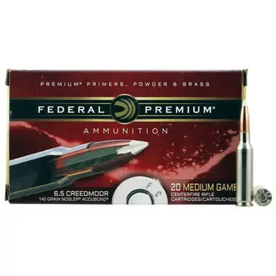 Federal P338LMA1 Premium 338 Lapua Mag 300 gr Nosler Accubond (AB) 20 Round Box