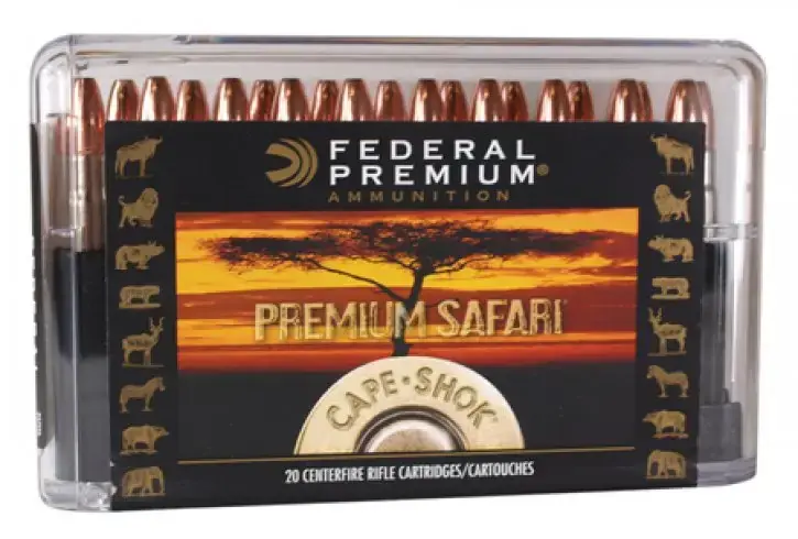 Federal P370SA Premium Safari Cape-Shok 370 Sako Mag 286 gr Swift A-Frame (SWFR) 20 Round Box