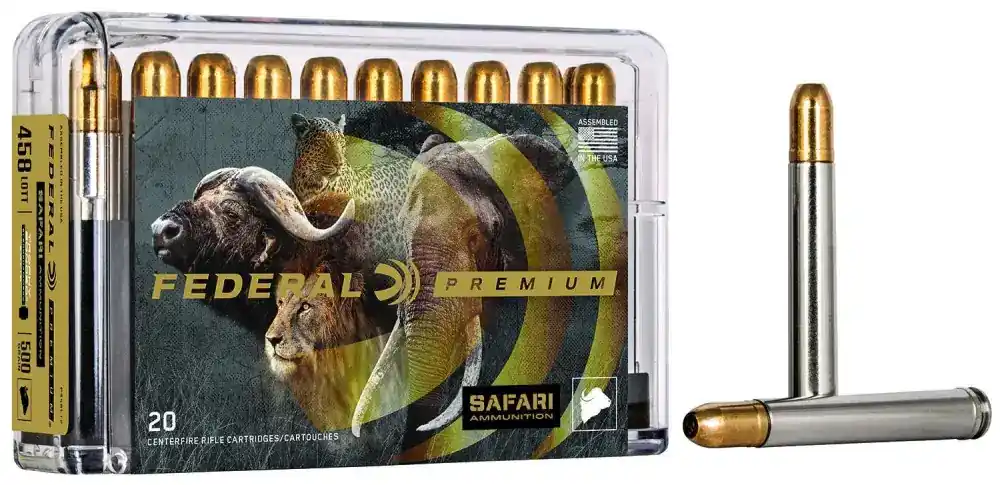 Federal P416T2 Premium Safari Cape-Shok 416 Rigby 400 gr Trophy Bonded Sledgehammer Solid (TBSH) 20 Round Box