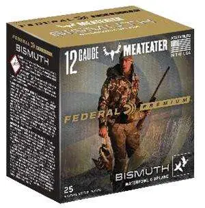 Federal PBIX1375 Premium Bismuth 12 Gauge 3 1 3/8 oz 5 Shot 25 Round Box
