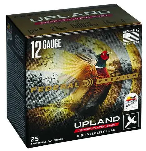 Federal PF1544 Premium Wing-Shok High Velocity 12 Gauge 2.75 1 1/4 oz 4 Shot 25 Round Box