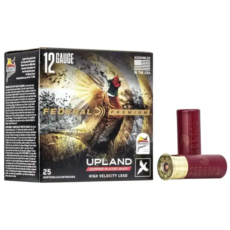 Federal PF1545 Premium Upland Wing-Shok High Velocity 12 Gauge 2.75 1 1/4 oz 5 Shot 25 Round Box