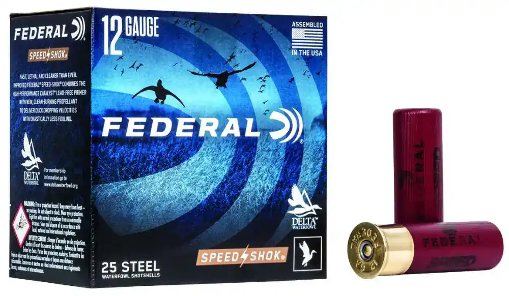 Federal WF143BBB Speed-Shok 12 Gauge 3 1 1/8 oz BBB Shot 25 Round Box