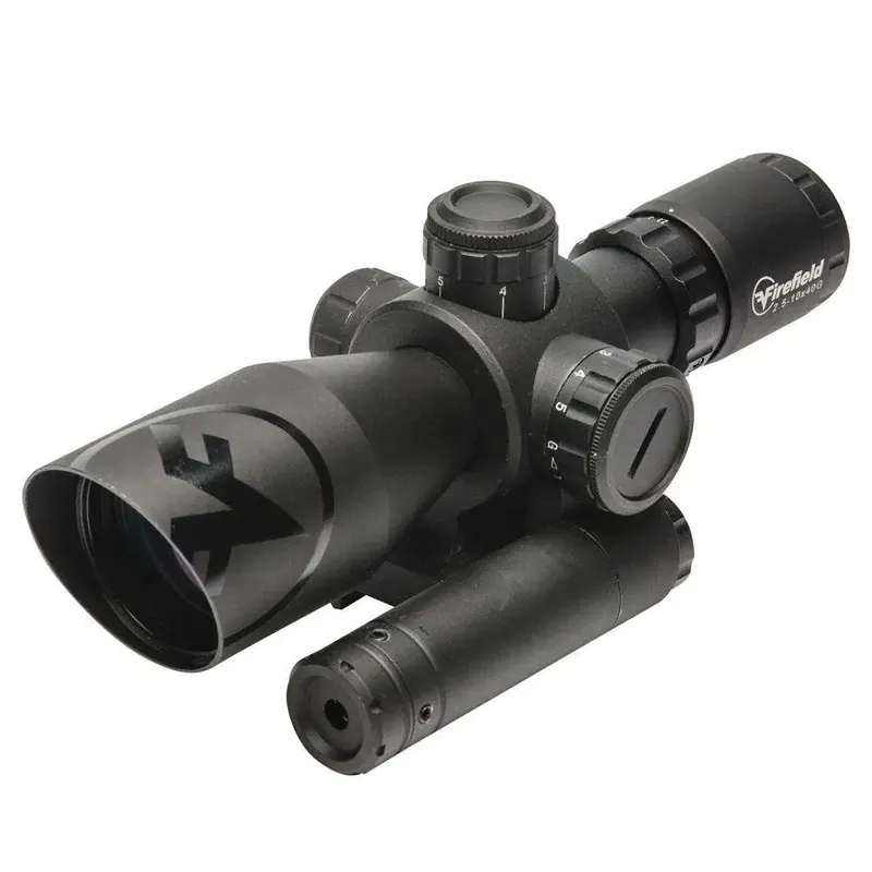 Firefield Barrage 2.5-10x40 Riflescope with Green Laser