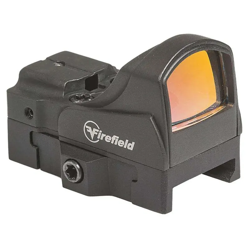 Firefield FF26021K Impact Mini Reflex with 45 Degree Mount 1x 16x21mm 5 MOA Illuminated Red Dot CR1632 Lithium Black Anodized