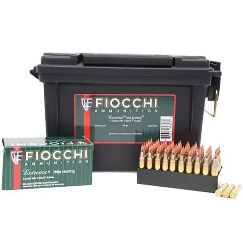 Fiocchi 223FHVA Extrema 223 Rem 50 gr V-Max 200 Round Box Plano Box