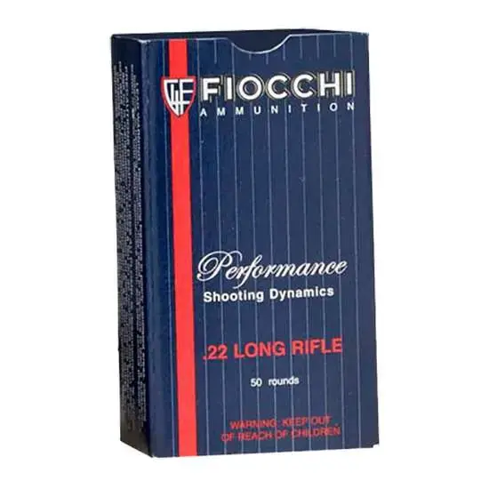 Fiocchi 22FHPSUB Shooting Dynamics Sport and Hunting 22 LR 38 gr Hollow Point (HP) 50 Round Box