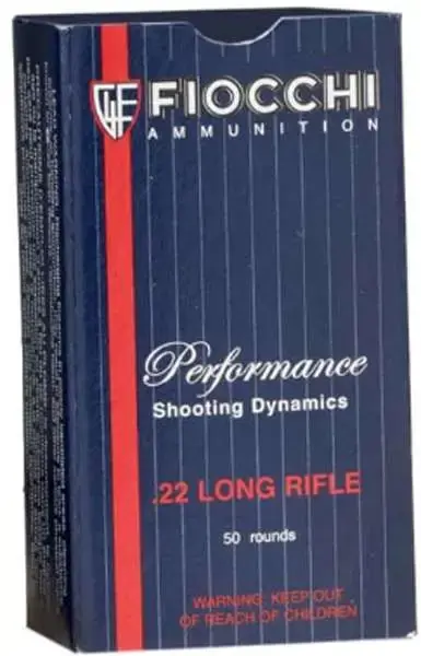 Fiocchi 22FLRN Shooting Dynamics Sport and Hunting 22 LR 40 gr Lead Round Nose (LRN) 50 Round Box