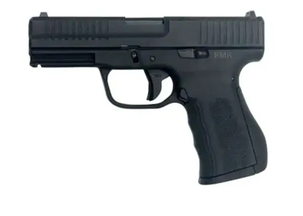 FMK G9C1E Elite 9mm Luger Single 4" 14+1 Black Polymer Grip/Frame Grip Black Carbon Steel Slide