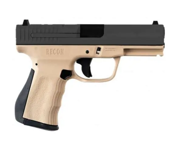 FMK 9C1 G2 9mm Luger 4" 14+1 Tan Black Carbon Steel