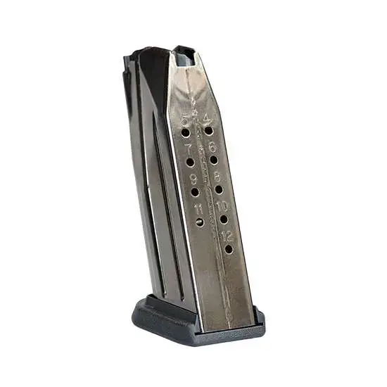 FNS-9C Mag 12rd Bk Flat Buttplate
