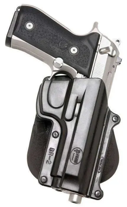 Fobus BR2 Standard Belt Paddle Beretta 92,96 (Except Brigadier, Elite, Vertec) Plastic Black
