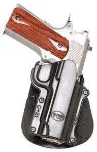 Fobus C21 Standard Belt Paddle 1911 Style, No Rail Plastic Black