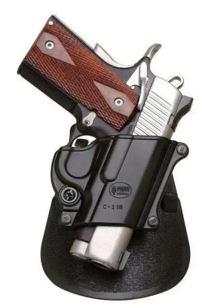 Fobus C21B Standard Belt 1911 Style, No Rail Plastic Black