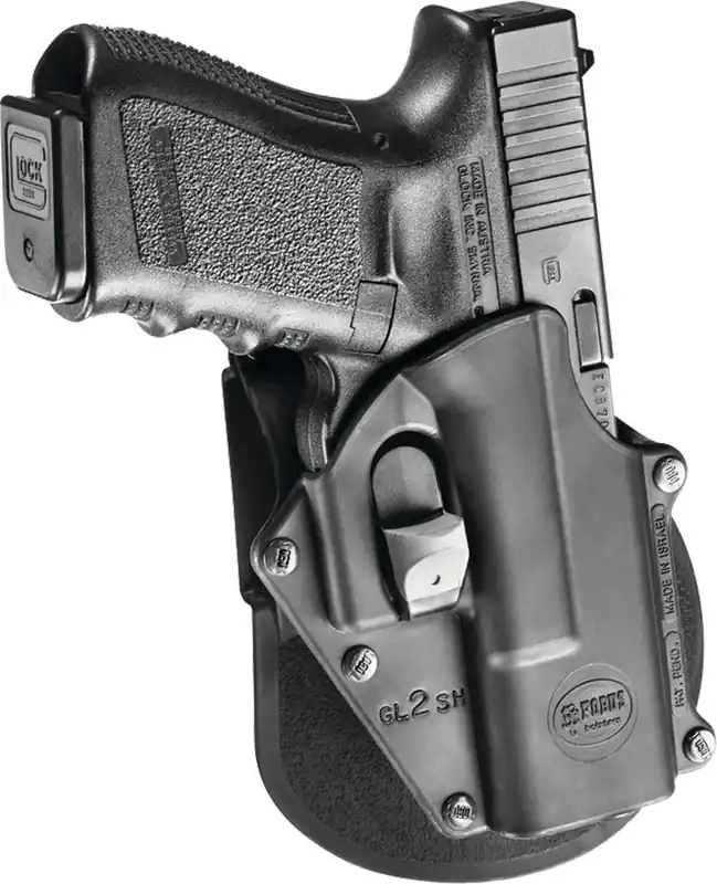 Fobus GL2DPH Digit Path Belt Paddle Glock 17/19/22/23/31/32/34/35 Plastic Black