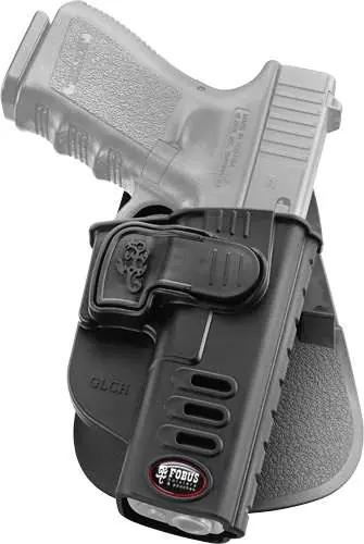 Fobus GLCH CH Series Paddle Black Polymer Belt compatible with Glock 17,19,22-23,31-32,34-35,45 Right Hand