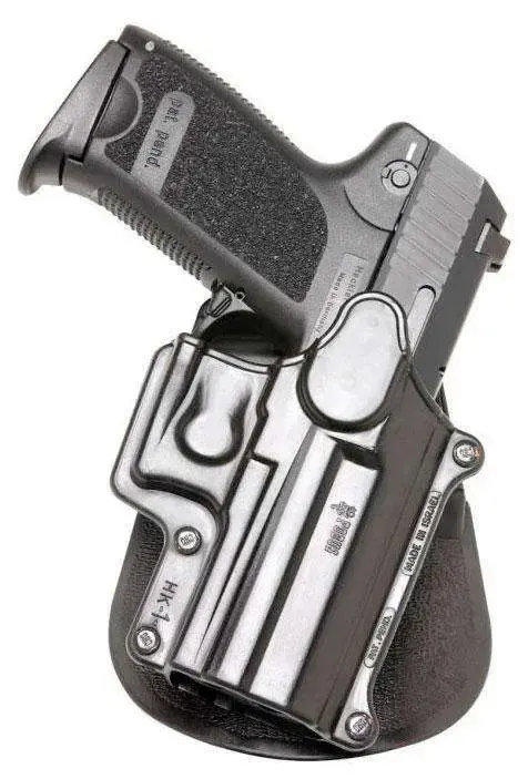 Fobus HK1 Standard Belt Paddle HK USP Compact 9/40/45; S&W Plastic Black