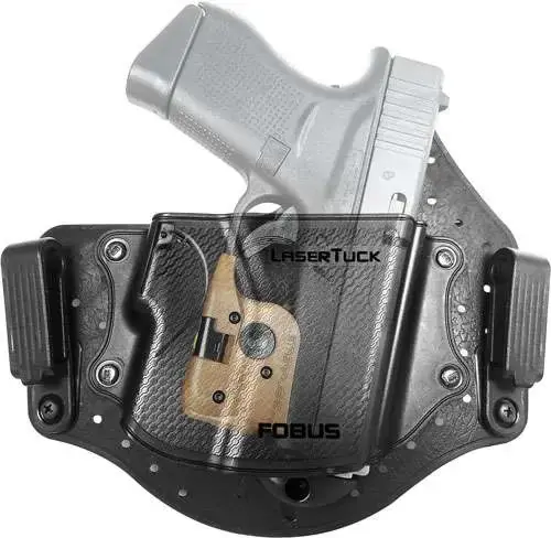 Fobus LASERTUCK LaserTuck IWB Compact/Sub-Compact w/Light or Laser Polymer Black