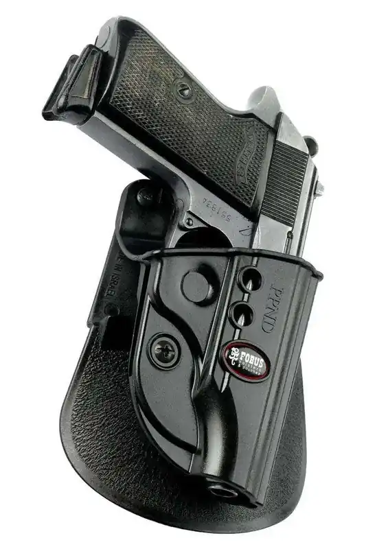 Fobus PPKE2 Evolution Belt Paddle Walther PPK/PPKS Plastic Black