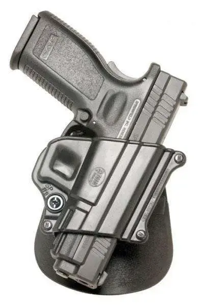 Fobus SP11B Standard Belt Paddle Springfield XD/XD(M); HS 2000 9/40/357 Plastic Black