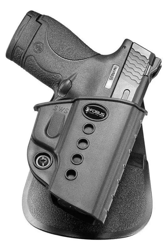 Fobus SWS Evolution Belt Paddle S&W M&P Shield 9/40 Plastic Black