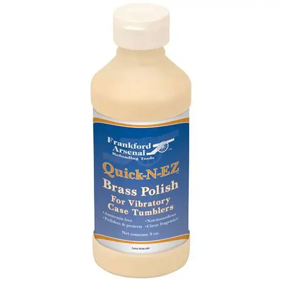 Frankford Arsenal 887335 Quick-N-Ez Brass Polish 8 oz Squeeze Bottle