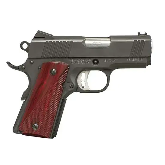 FUSION PRECISION 1911BANTAMR45 Freedom Bantam-R 45 ACP 3" 8+1 Black Oxide Steel Cocobolo Grip