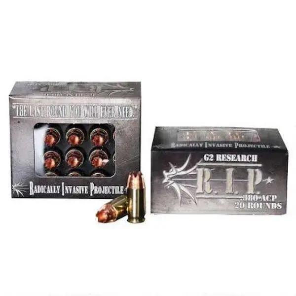 G2 Research RIP 9MM R.I.P 9mm Luger 92 gr Hollow Point (HP) 20 Round Box