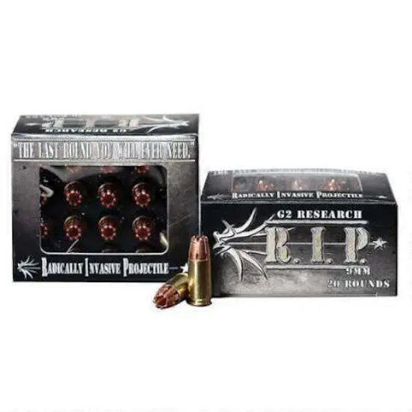 G2 Research RIP 40 S&W R.I.P 40 S&W 115 gr Hollow Point (HP) 20 Round Box