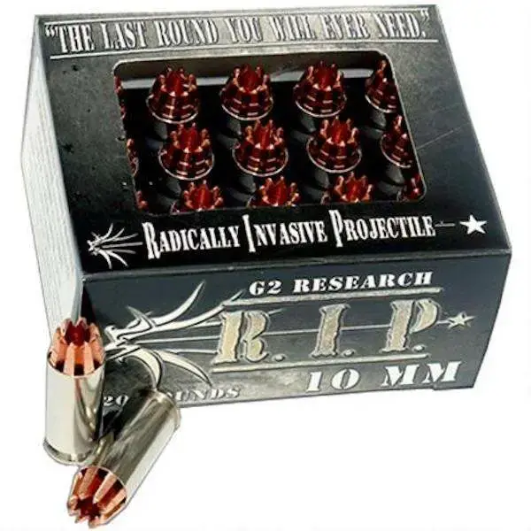 G2 Research RIP 10MM R.I.P 10mm Auto 115 gr Hollow Point (HP) 20 Round Box