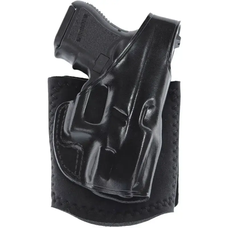 Galco AG298B Ankle Glove Black Leather Ankle Fits Glock 29/30