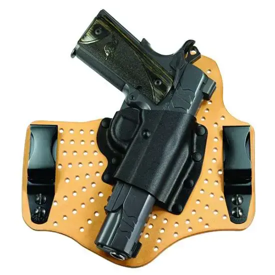 Galco KA472 KingTuk Air Natural Leather Backing w/Black Kydex Holster IWB S&W M&P M2.0 9,40 Right Hand