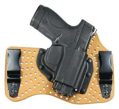 Galco KA662 KingTuk Air Natural Leather Backing w/Black Kydex Holster IWB Sprgfld XD-S 3.3" Right Hand