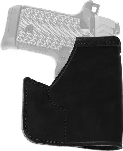Galco PRO626B Pocket Protector Black Leather S&W Bodyguard 380 w/Laser Ambidextrous Hand