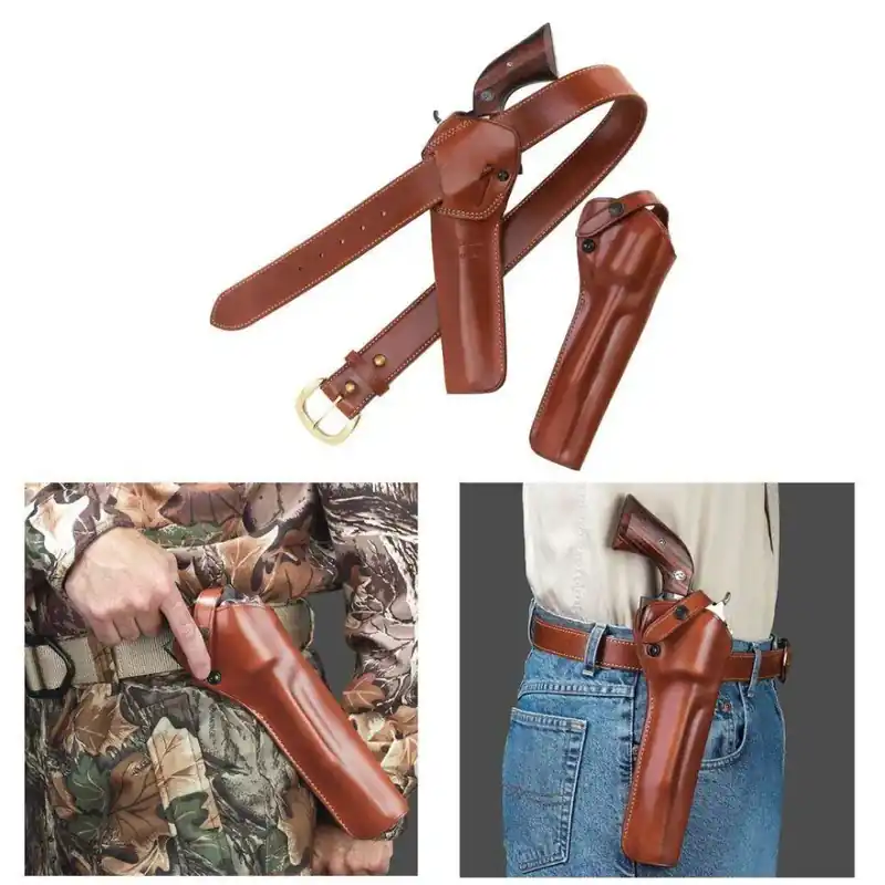 Galco SAO148 SAO Outdoorsman Belt Ruger Blackhawk 7.5" Leather Tan