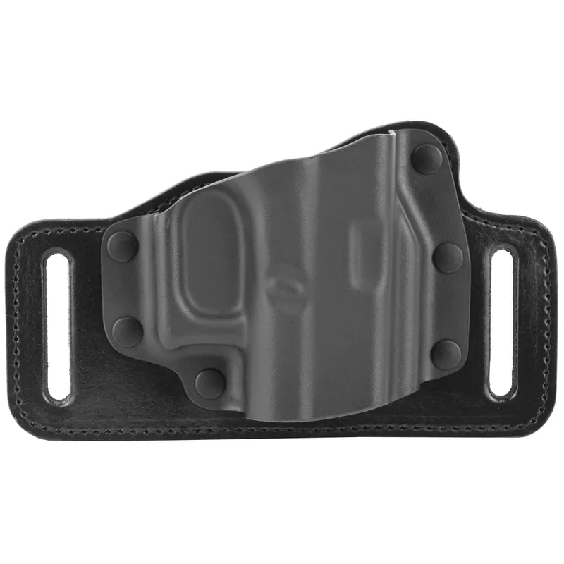 Galco TS224B TacSlide Black Kydex Holster w/Leather Backing Belt fits Glock 22 Right Hand