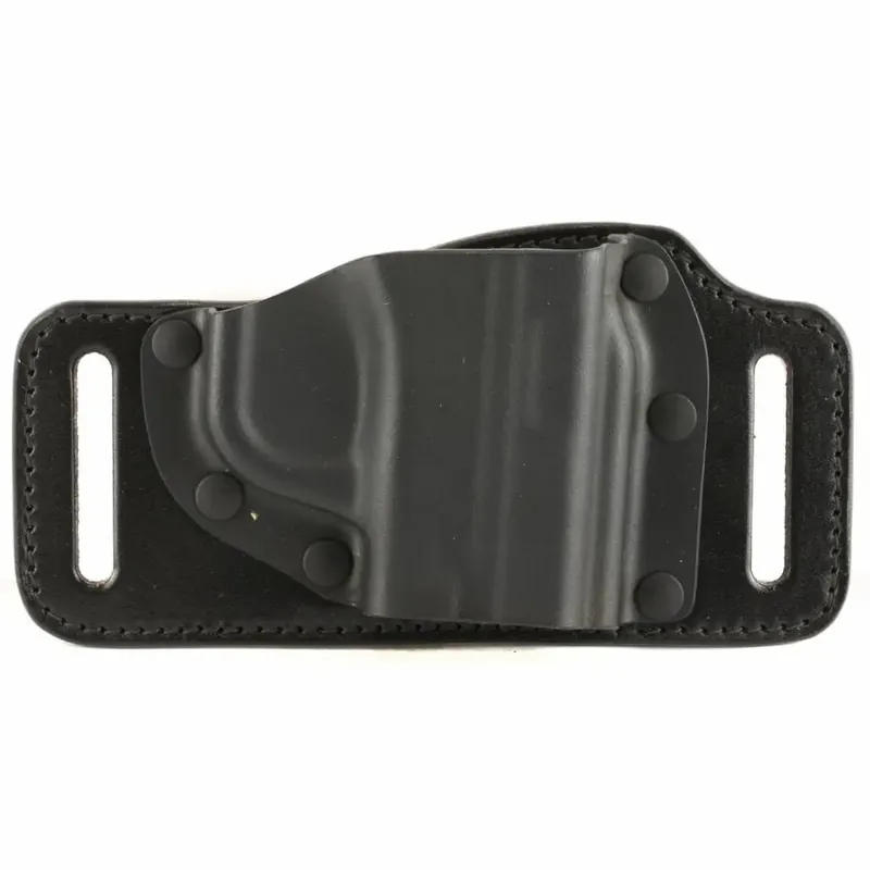 Galco TS652B TacSlide Black Kydex Holster w/Leather Backing Belt S&W M&P Shield 9,40 Right Hand