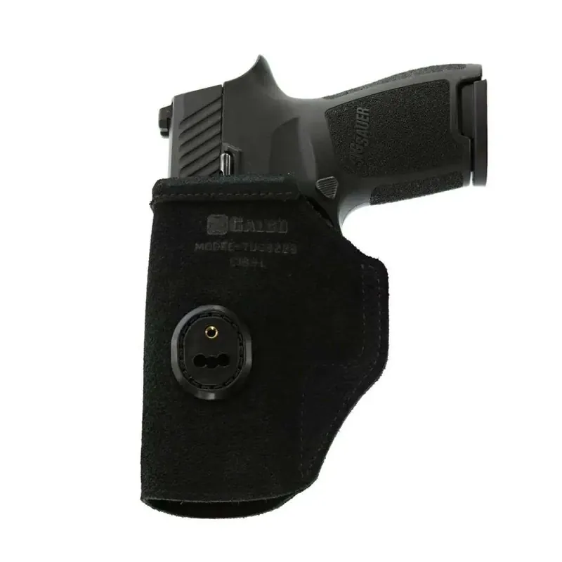 Galco TUC836B Tuck-N-Go 2.0 Black Leather IWB Ruger LCP II Ambidextrous