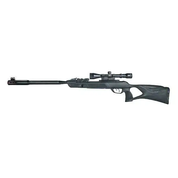 Gamo 611006335554 Swarm Fusion 10X Gen2 Break Open Gas Piston 22 Pellet 10rd Black Black All Weather Lightweight Thumbhole Stock