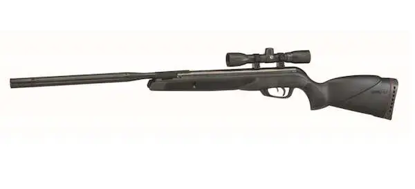 Gamo 6110067854 Wildcat Whisper Break Open Gas Piston 177 Pellet 1rd Black Black Molded All Weather Stock 4x32 mm