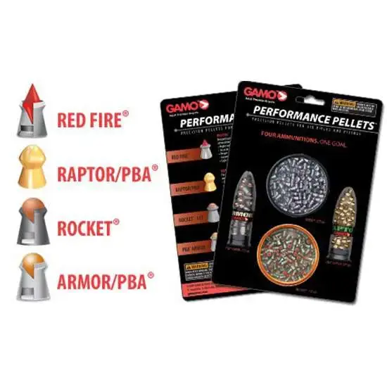 Gamo 632092854 High Performance Combo .177 Pellet Lead 400 Per Pack