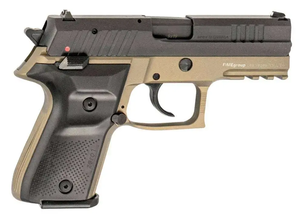 Arex REXZERO1CP03 Rex Zero 1 Compact 9mm Luger 3.85" 15+1 Flat Dark Earth Hardcoat Anodized Black Polymer