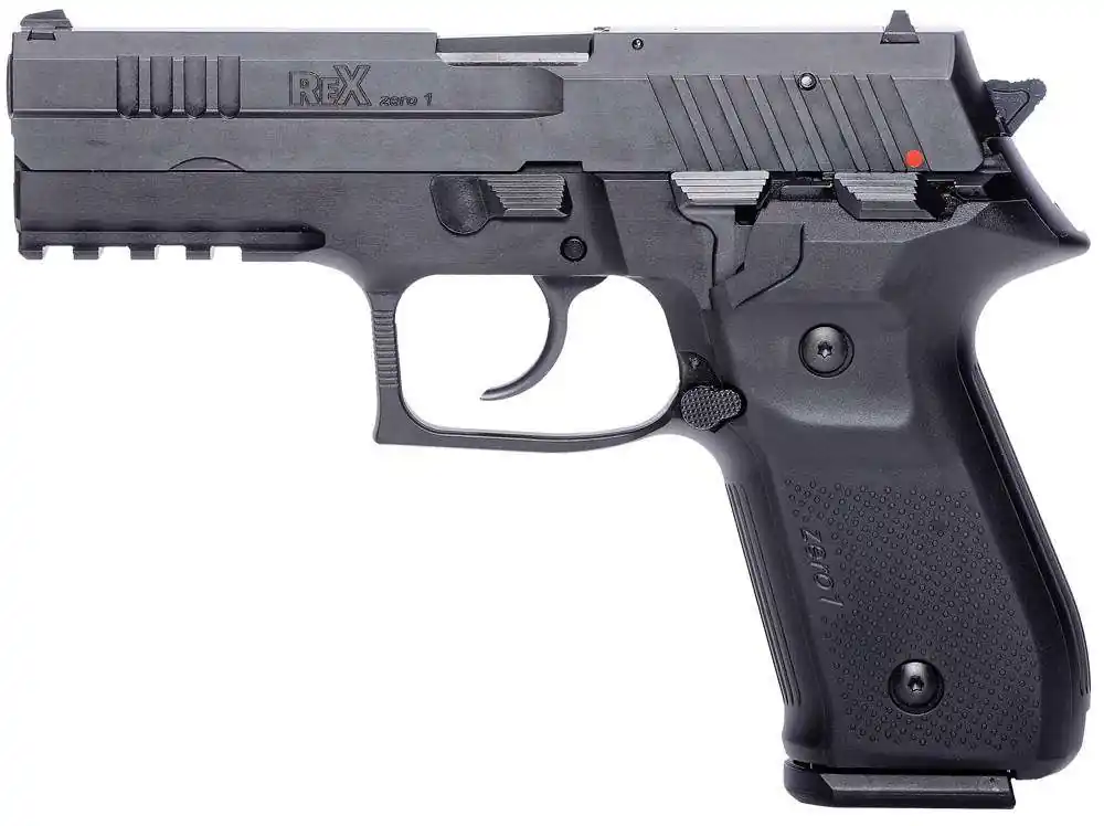 Arex REXZERO1S01 Rex Zero 1 Standard 9mm Luger 4.30" 17+1 Black Hardcoat Anodized Black Polymer Grip