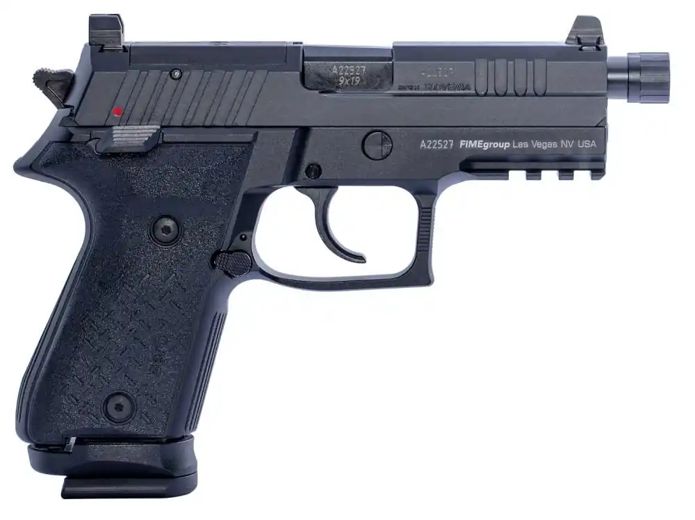 Arex REXZERO1TC01 Rex Zero 1 Compact Tactical 9mm Luger 4.50" 17+1 Black Hardcoat Anodized Black Polymer Grip